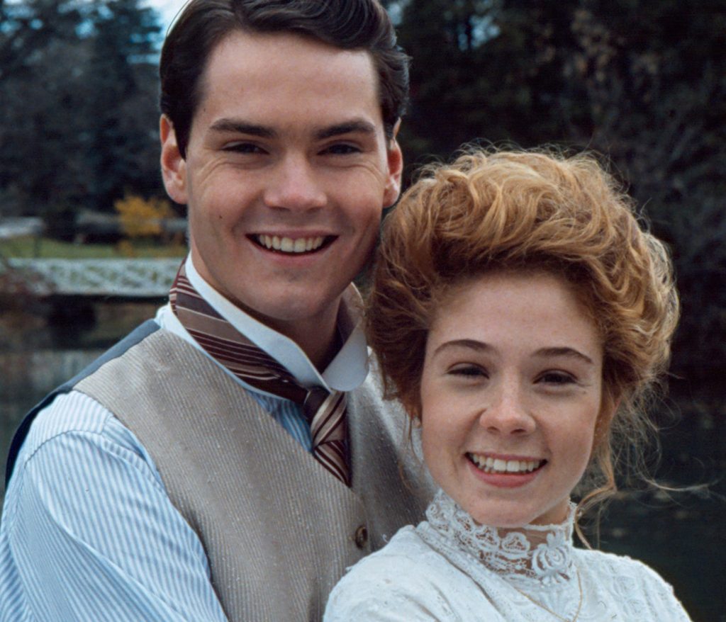 Jonathan Follow and Megan Follows as Gilbert Blythe and Anne Shirley in Anne of Green Gables (Sullivan Entertainment)